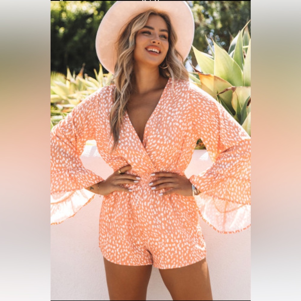Animal Print Romper